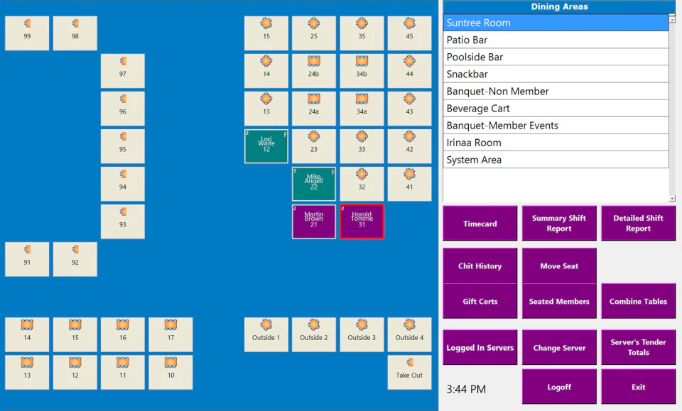 screenshot of Buz Club Manager